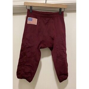 Adidas Football Pants Mens Size Medium Primeknit Maroon Red used No pads